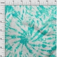 thumbnail image 3 of oneOone Polyester Spandex Aqua Blue Fabric Tie Dye Dress Material Fabric Print Fabric By The Yard 56 Inch Wide, 3 of 6