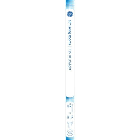 GE Linear Fluorescent 15W F15 T8 18" Daylight Active Spaces Tube Light 1pk