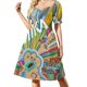 thumbnail image 3 of Vestido de manga corta Florida Lilac II, vestidos de fiesta, ropa para mujer, vestidos para fiesta de bodas, vestido, 3 of 7