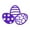 Purple, variant on Easter Day Vinyl Wall Art Decal - 3 Easter Eggs - 17" x 22.5" - Resurrection Sunday Pascha Holiday Modern Cute Home Living Room Bedroom Apartment Office Work Nursery Decor (17" x 22.5"; Orange)