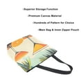thumbnail image 3 of FORMRS Womens Canvas Tote Bag with Zipper Inner Pocket Shoulder Handbag, Mid Century Glasses, 3 of 7