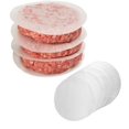 thumbnail image 1 of Batería de Cocina Papel siliconado para hacer hamburguesas (100 hojas en paquete redondo) Likrtyny Libre de BPA, 1 of 1