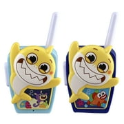 ekids Baby Shark Toy Walkie Talkies for Kids, Indoor and Outdoor Toys for Kids and Fans of Baby Shark Toys for Boys and Girls