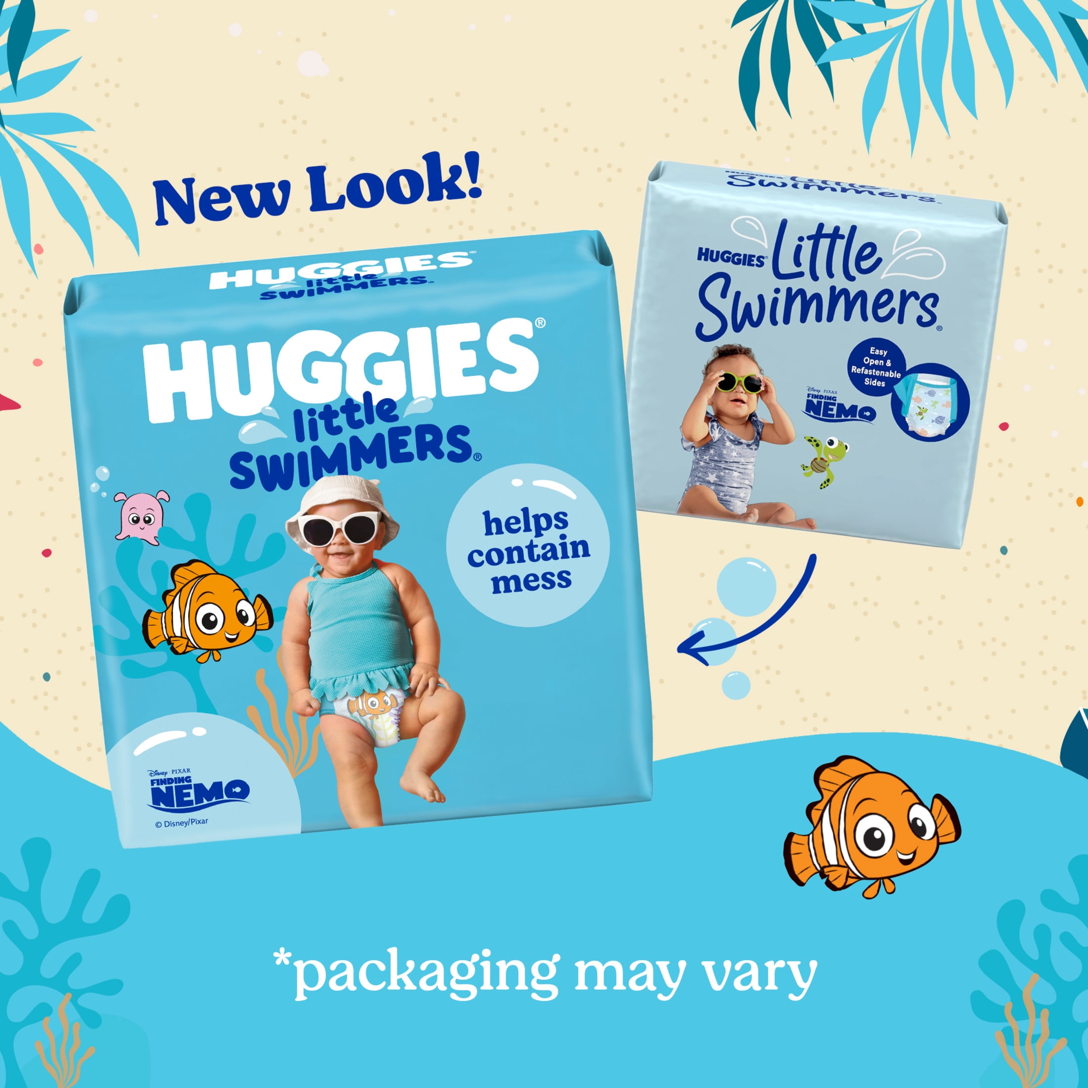 Huggies Little Swimmers Disposable Swim Diapers, Size 4 (24-34 lbs), 13 Count  (Select for More)