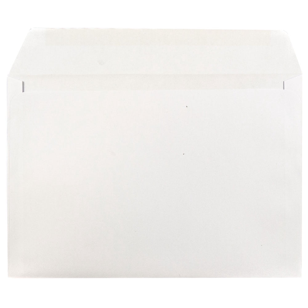 JAM Paper 6 1/2 x 9 1/2 Booklet Commercial Envelopes, White, Bulk 250/Box