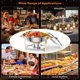 thumbnail image 5 of 4-pack 5qt round chafing dishes buffet set comes con lids lid holder serving spoon y tweezers, 5 of 7