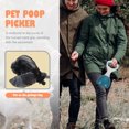 thumbnail image 4 of OULII Green Portable Pet Poop Picker Lightweight Durable Dog Waste Pickup Tool for Outdoor Use, 4 of 8