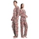 thumbnail image 4 of FCCEXIO-Conjunto de pijamas con estampado Digital de Navidad para pareja, ropa de dormir de manga larga con cuello redondo y pantalones para el hogar, 2 piezas, 4 of 4