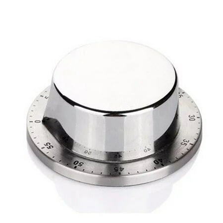 

1pc Round Kitchen Timer Time Reminder Kitchen Gadgets Cooking Clock With Base Mechanical Cooking Count Up