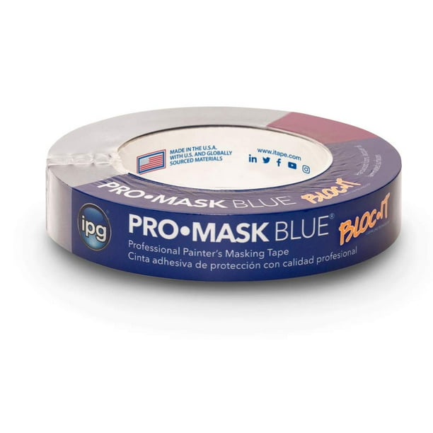 Cinta adhesiva IPG ProMask azul 2,4 cm x 55 m Bloc-it