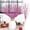 Pink, variant on LKXGBMY Artificial Glitter Stem Ornaments, 5-Pack 16.92inch Artificial Christmas Picks for Festival Holiday Crafts and Home Xmas Decoration, Silver