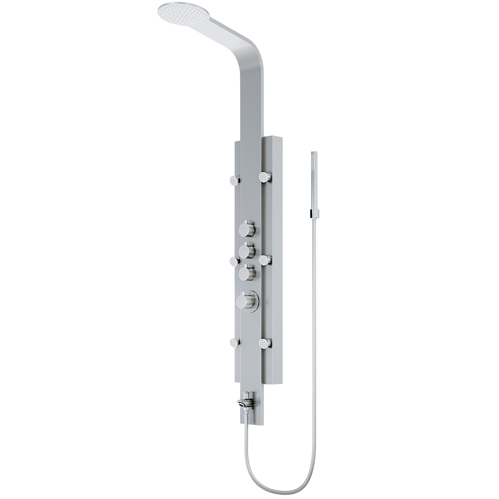 Vigo Shower Massage Panel System With Rain Showerhead Plus Hand