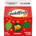 thumbnail image 2 of (4 pack) Goldfish Holiday Cheddar Crackers, 2 oz Carton, 2 of 9