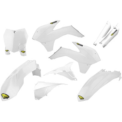 Cycra Powerflow Complete Body Kit White For TM, KTM