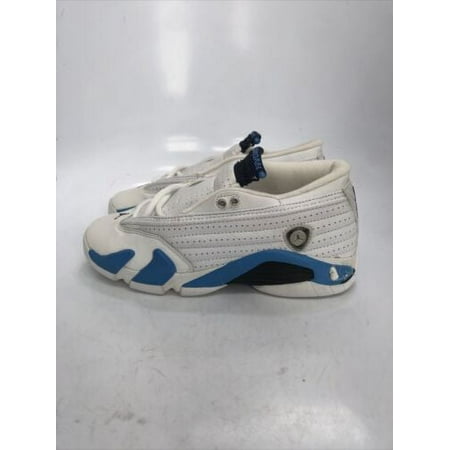 Air Jordan XIV 14 Low 134088-101 Unisex Kid's White/Blue Shoes Size US 5Y OS203