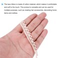 thumbnail image 4 of Unique Bargains Lace Ribbon 10 Yards 0.51 Inch Cotton Lace Trim for Craft,Gift Wrappers,Headbands,Beige Style 8, 4 of 5