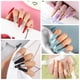 thumbnail image 2 of Kit de esmaltes de uñas en gel COSCELIA, 40 colores con luz UV, juego de 57 piezas, 2 of 9