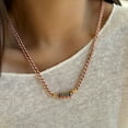 thumbnail image 5 of MILANE Handmade Braided Rope Necklace Bohemian Vintage Metal Pendant, 5 of 6