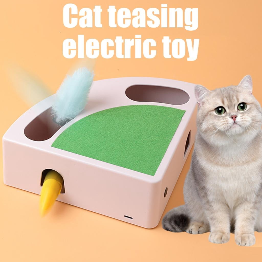 Cats Automatic Moving Toy for Kitten Exercise Indoor Felines Teaser Toy Fun Entertainment Stimulating Play Toy