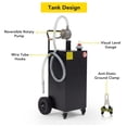 thumbnail image 2 of M optimized 40 Gallon Fuel Caddy, Fuel Tank with Manual Transfer Pump for Gasoline & Diesel, Durable 4-Wheel Design, Mobile Fuel Storage for Cars, Trucks, Boats, Lawn Mowers, 2 of 6