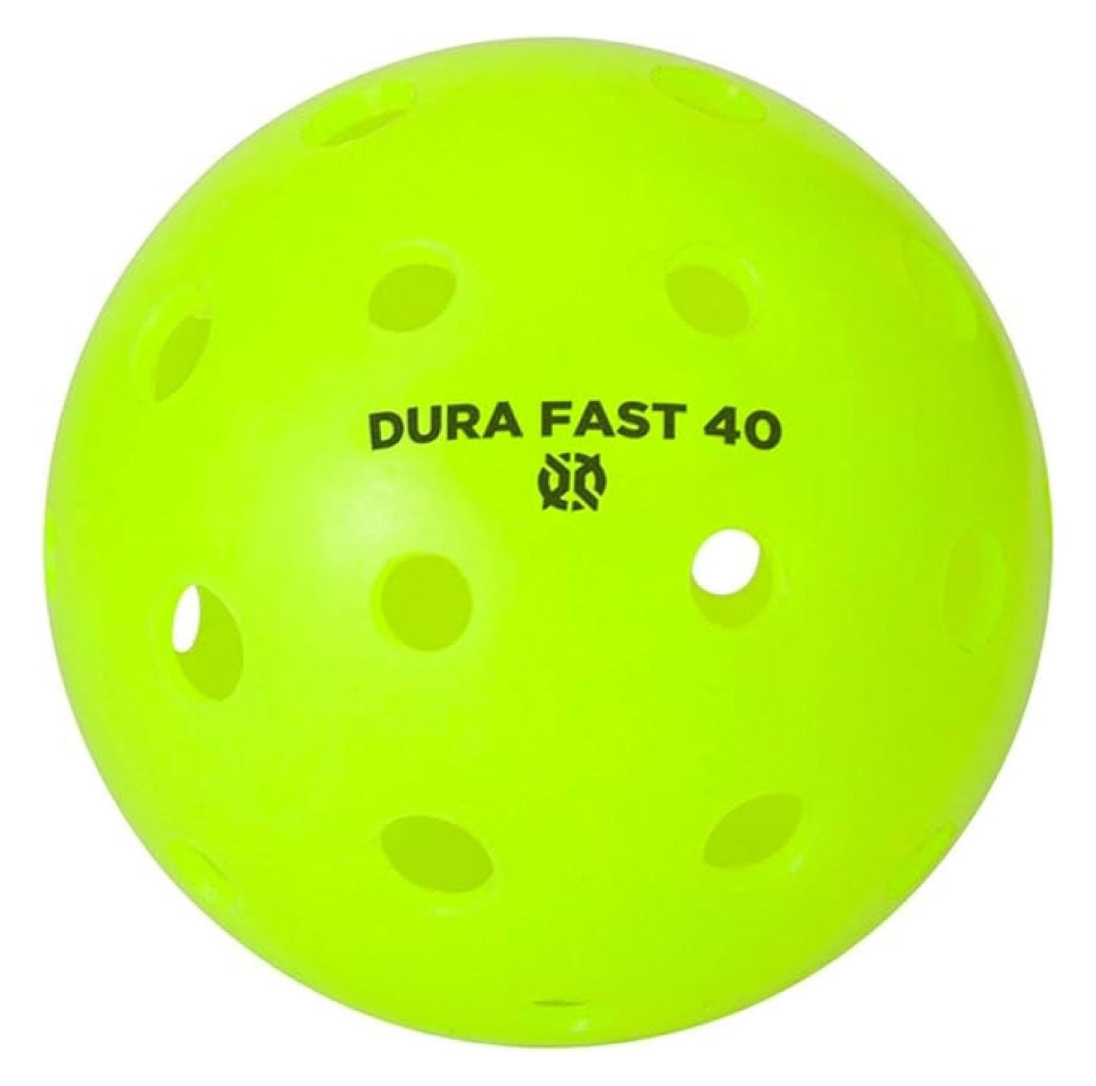 Dura Fast 40 Pickleballs by Onix | Outdoor Pickleball | Neon Green | Pack of 6 | Approved and Sanctioned for Tournament Play