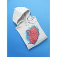thumbnail image 3 of Red Octopus Design. Hoodie Men -Image by Shutterstock, Male 3X-Large, 3 of 4
