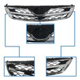 thumbnail image 4 of For 2011 2012 2013 Toyota Corolla Front Upper Bumper Grille Assembly Chrome Trim, 4 of 7