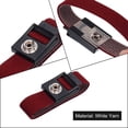 thumbnail image 3 of Unique Bargains 3Pcs ESD Anti Static Wrist Strap, 3.5 Inch Adjustable Antistatic Bracelet Silver Yarn Electronics Repair Red, 3 of 5