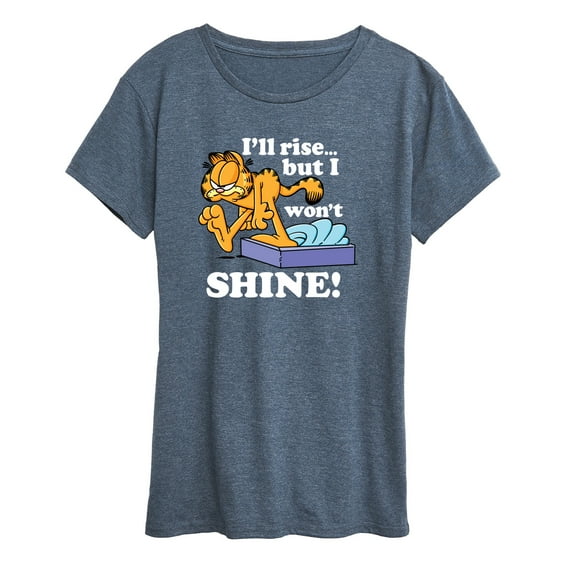 Garfield - Rise But Won't Shine - Women's Short Sleeve Graphic T-Shirt