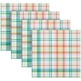 thumbnail image 3 of Coolnut Rainbow Plaid Cloth Napkins Set of 6, Durable Printed Washable Table Napkins for Valentines, Weddings, Dinners Parties Home Decor, 20 x 20 Inch Washcloth Gift, 3 of 7