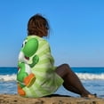 thumbnail image 4 of Super Mario Yoshi Bath Throw Towel Quick Dry Towel for Swimmers Sand Proof Beach Towels Pool Swimming Towels 51" X 31", 4 of 8