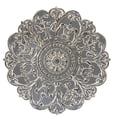 thumbnail image 1 of Stratton Home Decor Rustic Medallion Wall Decoration Art, Worn Grey, 1 of 5