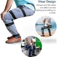 thumbnail image 4 of Portable Adjustable Seat Wearable Invisible Chair Portable Folding Outdoor Magic Fishing Stool Anytime Anywhere Camping Folding Stool Concert Subway Bus Withstands 330Lbs X-Large, 4 of 6