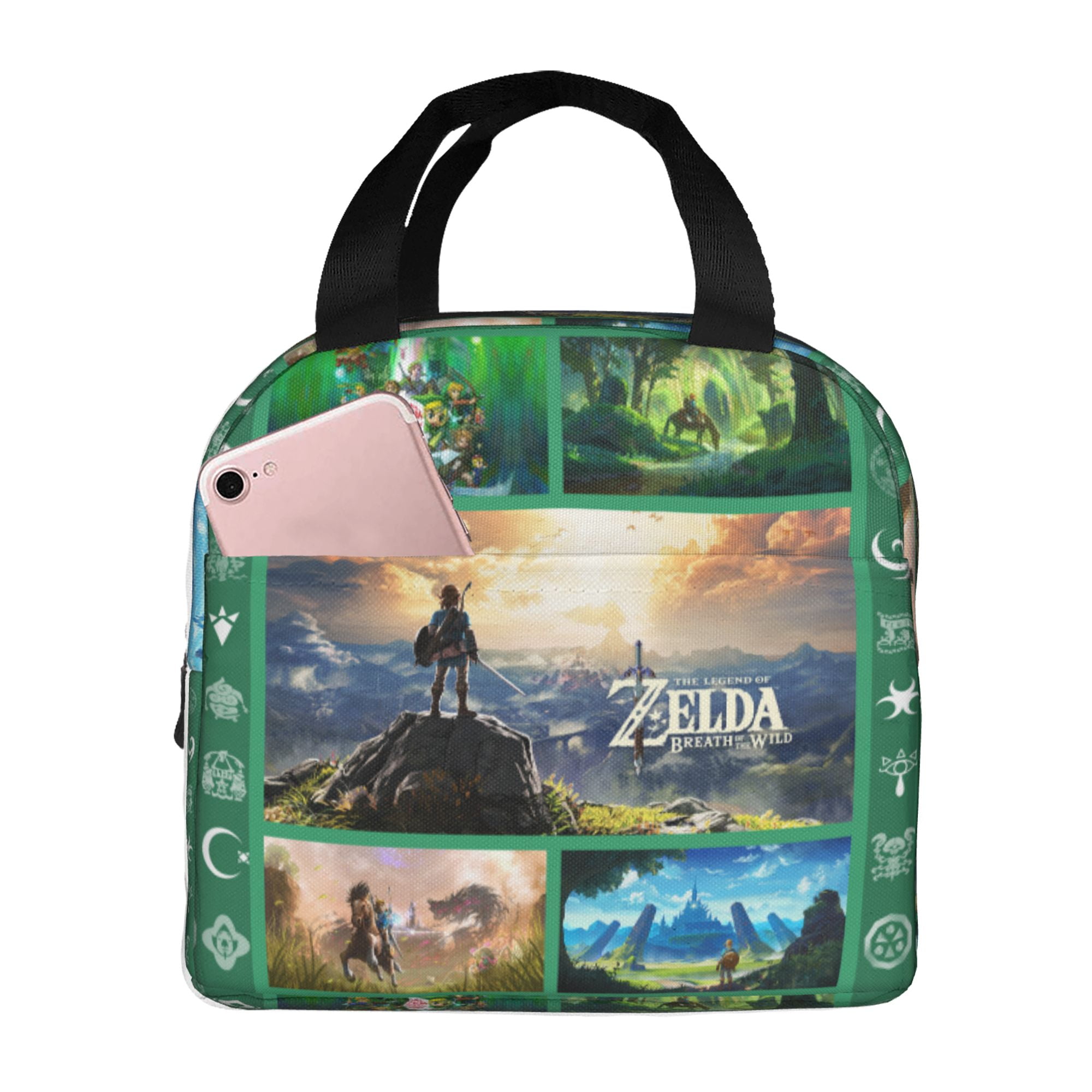 My Melody And Kuromi Lunch Bag Tote Bag Insulated Lunch Box Picnic