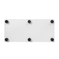 thumbnail image 4 of Lighted Two Door Glass Cabinet Glass Display Cabinet with 4 Shelves, White, 4 of 5