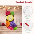 thumbnail image 4 of Sikiie Brightly Colored Cupcakes Christmas Stockings,18 Inches Christmas Stockings Xmas Hanging Stockings for Family Christmas Decorations & Gifts, 4 of 7