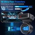 thumbnail image 4 of Dash Cam Front 4K Dash Camera for Cars Built-in WiFi/APP Control Dashcams for Cars, 1.2" IPS Touch Screen Dash Cam with Free 32GB Card,170°Wide Angle, G-Sensor, Night Vision, 24H Parking Mode Dashcam, 4 of 17