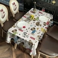 thumbnail image 6 of Rover Cream Dogs Bone Rectangle Tablecloth 60"x120",Waterproof Polyester Rectangle Table Cloth, Wipeable Spillproof Polyester Tablecloth for Dining, Camping, Indoor and Outdoor, 6 of 6