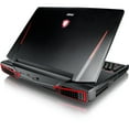 thumbnail image 2 of MSI 18.4" Full HD Gaming Laptop, Intel Core i7 i7-7920HQ, 16GB RAM, NVIDIA GeForce GTX 1080 SLI 8 GB, 1TB HD, Blu-ray Writer, Windows 10, Aluminum Black, GT83VR TITAN SLI-252, 2 of 7