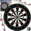 Trademark Games Pro Style Bristle Dart Board Set with 6 Darts and Board