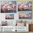 thumbnail image 4 of Designart "Pink White Magnolias Magnolia Euphony" Floral Floater Framed Canvas Print, 4 of 7