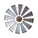 thumbnail image 4 of Molino de viento de metal para decoración de pared, adorno colgante, artesanía moderna, decoración creativa para Círculo único, 4 of 9