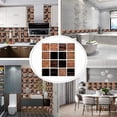 thumbnail image 3 of Mosaicos Creativos, Adhesivos 3D Para Azulejos, Decoración Simulada, Adhesivos Diy Para Suelos Y Paredes, Lámina Brillante, 3 of 5