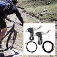 thumbnail image 6 of lacooooppia Bike Brake Levers Set Front and Rear Brake Set Replacement Grip Repairing Mountain Bike Handlebar Parts for Home Cycling Shop silver, 6 of 8