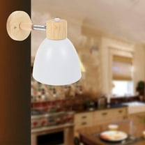 UNOMOR Bedroom Wall Lamp Modern White Wall Sconce Lights For Homeowners 1Set