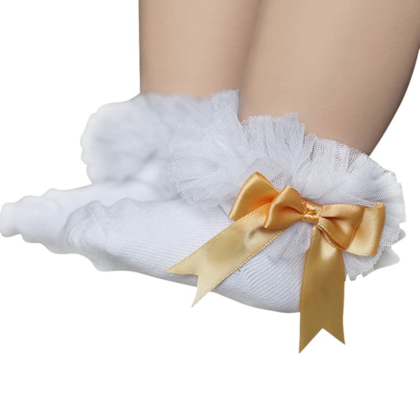 Newborn Infant Baby Boys & Girls Princess Bowknot Lace Ruffle Frilly