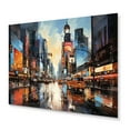 thumbnail image 2 of Designart "Pop Art Philadelphia II" Cityscapes Metal Wall Art Prints, 2 of 5