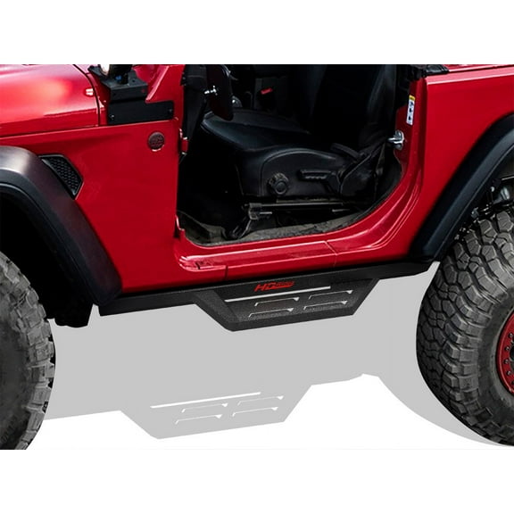 APS DS-Series Nerf Bars Fit 2018-2026 Jeep Wrangler JL 2-Door