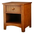 thumbnail image 3 of Furniture of America Dimanche Solid Wood 1-Drawer Nightstand in Oak, 3 of 6