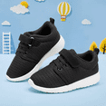 thumbnail image 2 of Toddler Boys Shoes Boys' Trail Running Sneakers Girls Athletic Tennis Shoes for Fall,School Black/White 8 M US Toddler, 2 of 6